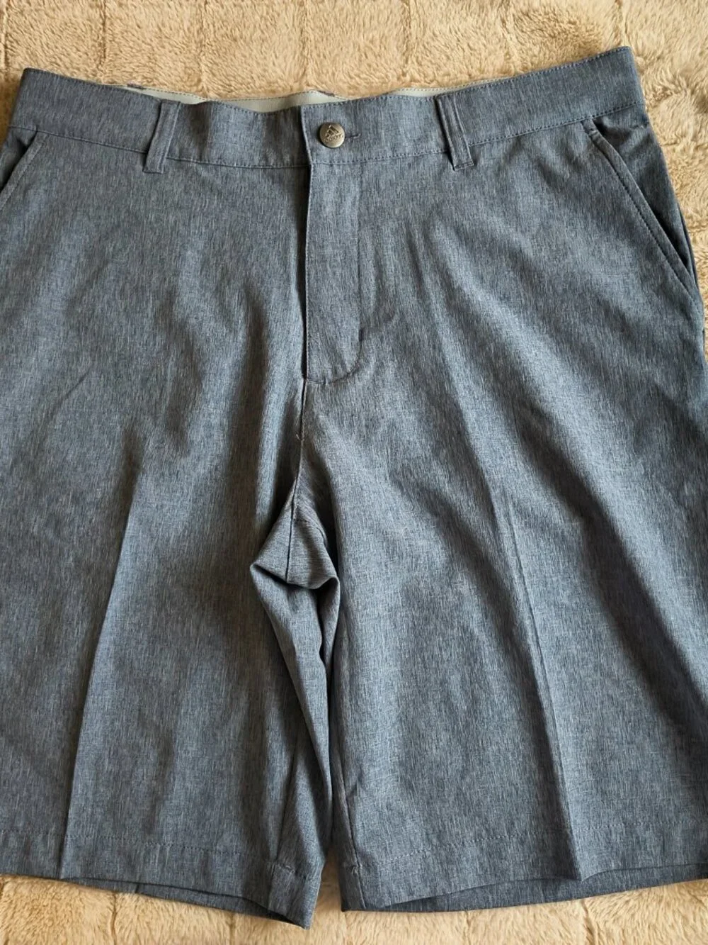 Blue Heathered Adidas Shorts